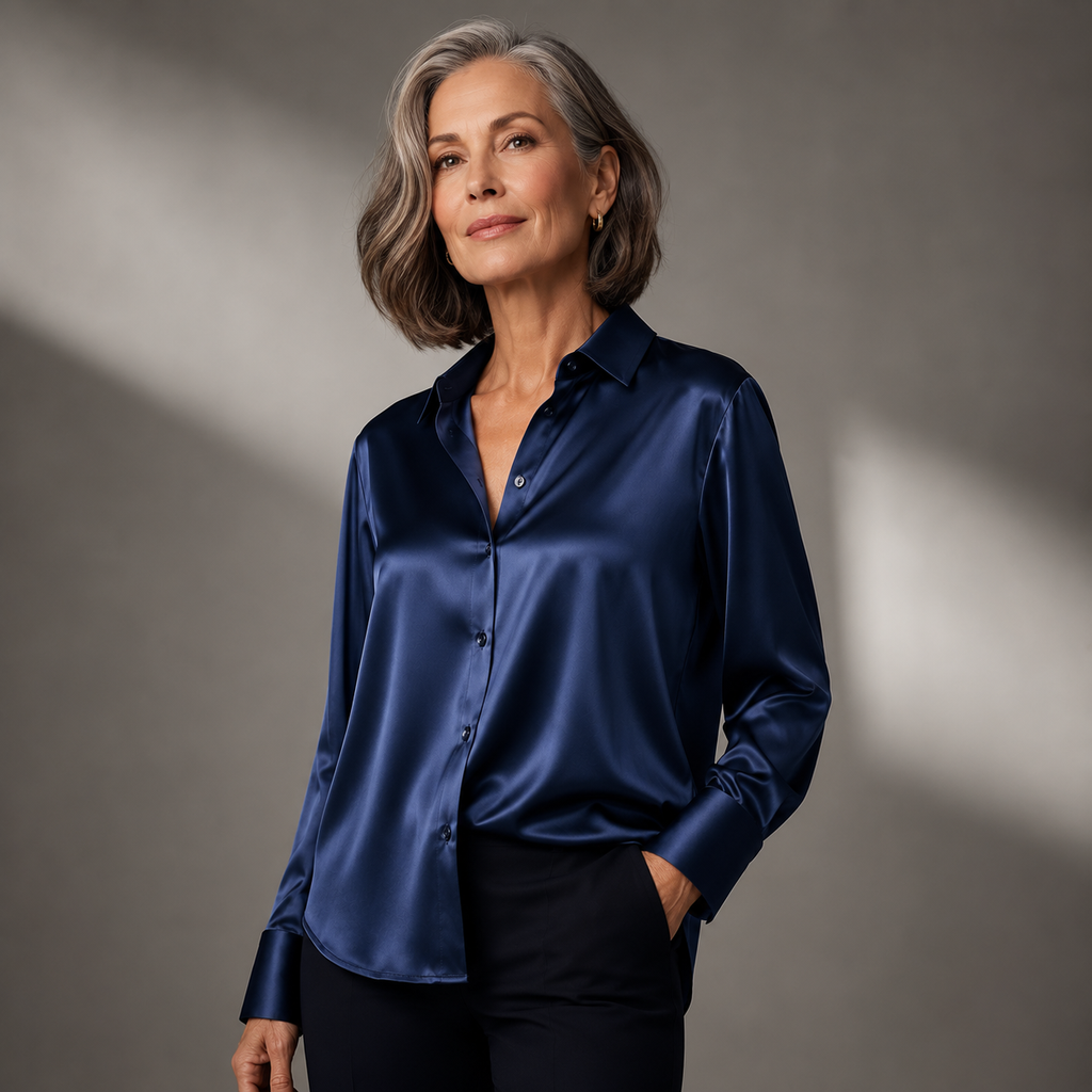 Maison Satin Blouse
