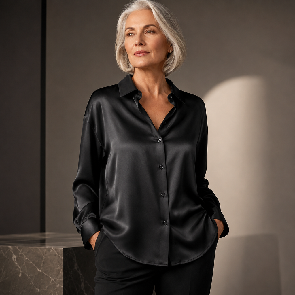 Maison Satin Blouse