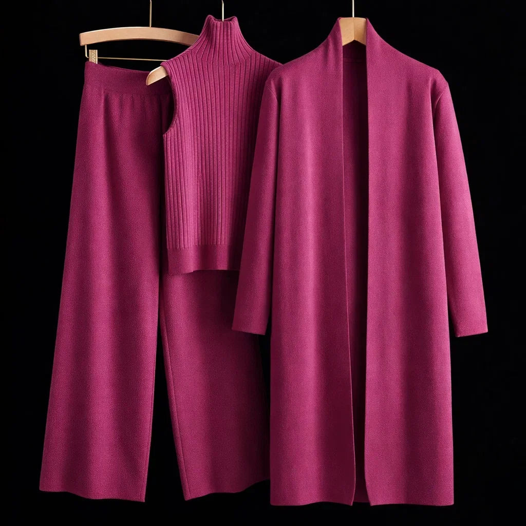 Madeleine Cashmere Signature Knit Set