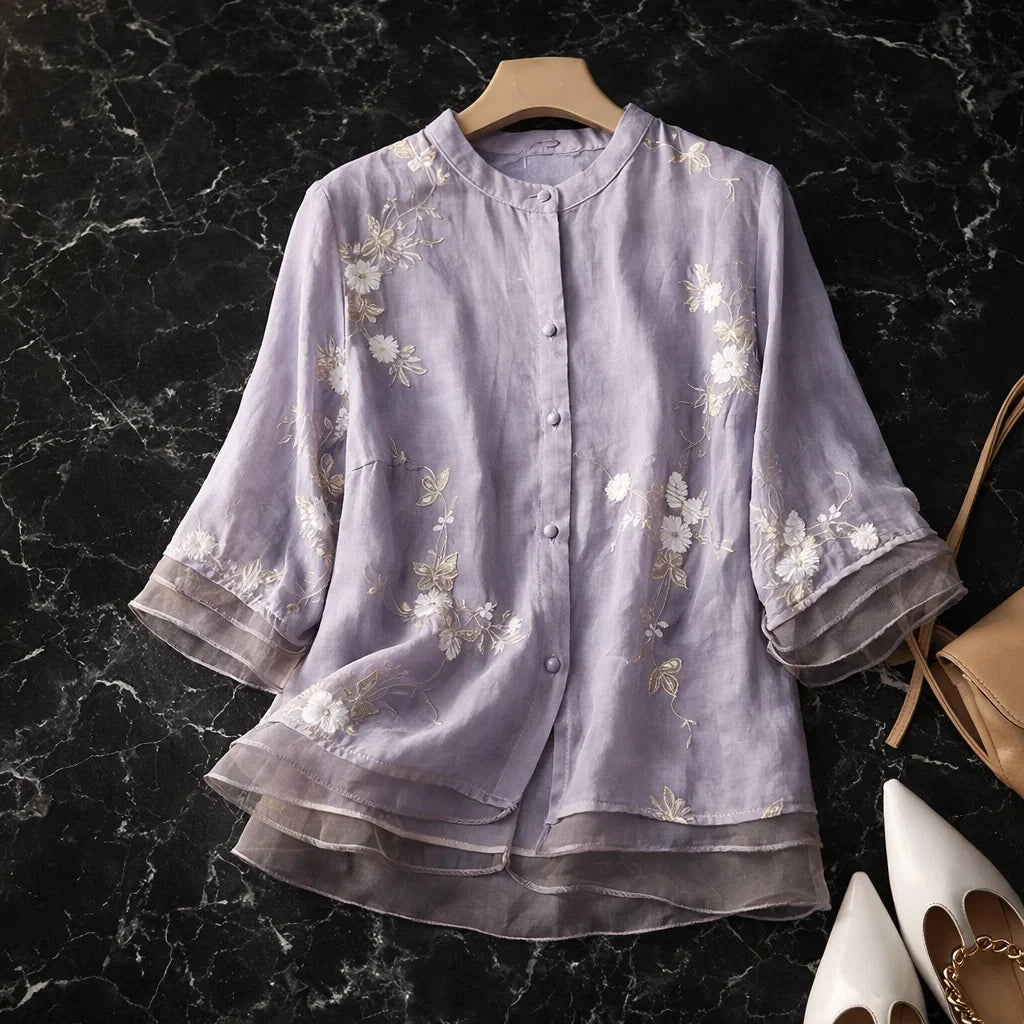 Alena Linen Blouse